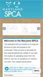 Mobile Screenshot of mdspca.org