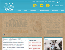 Tablet Screenshot of mdspca.org